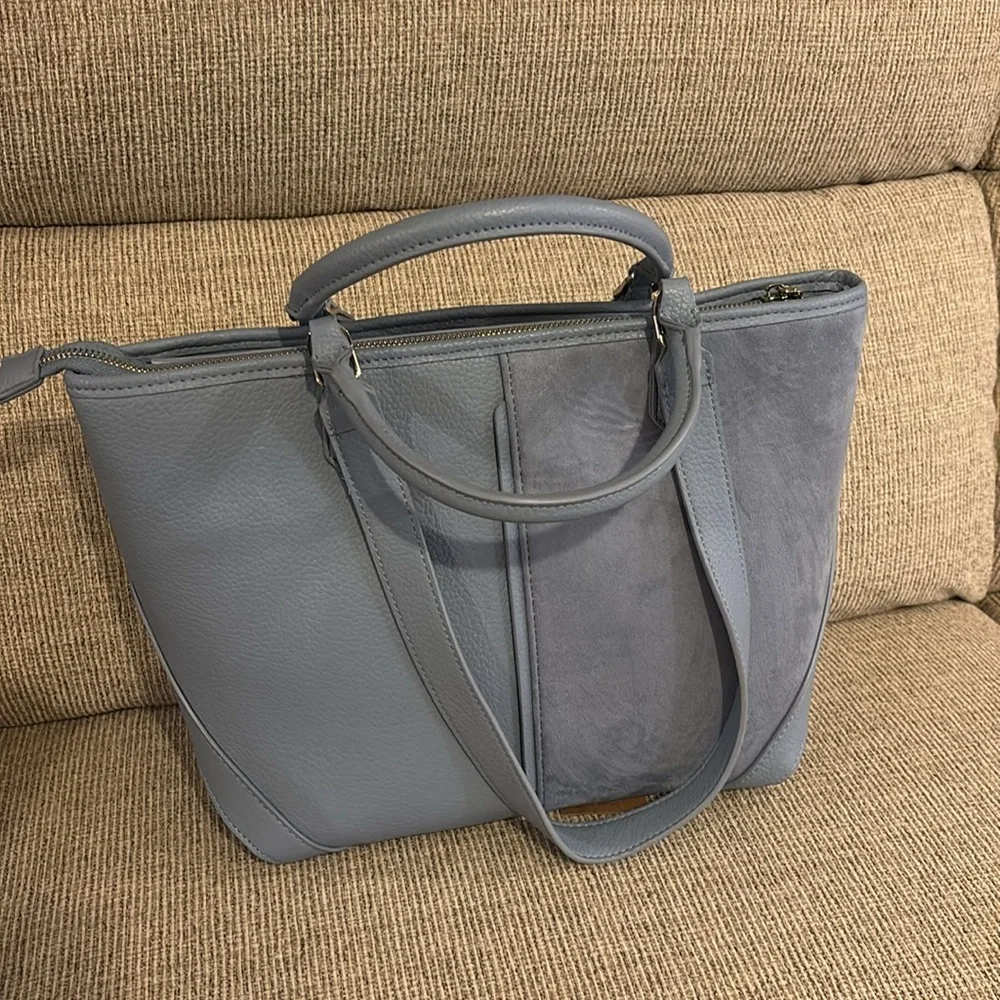 Steven Madden Blue Bleticia Tote New - Picture 2 of 8